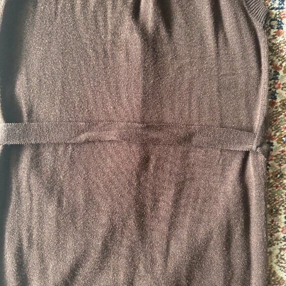 H&M lightweight long vest XS with Waist Belt - Picture 10 of 12